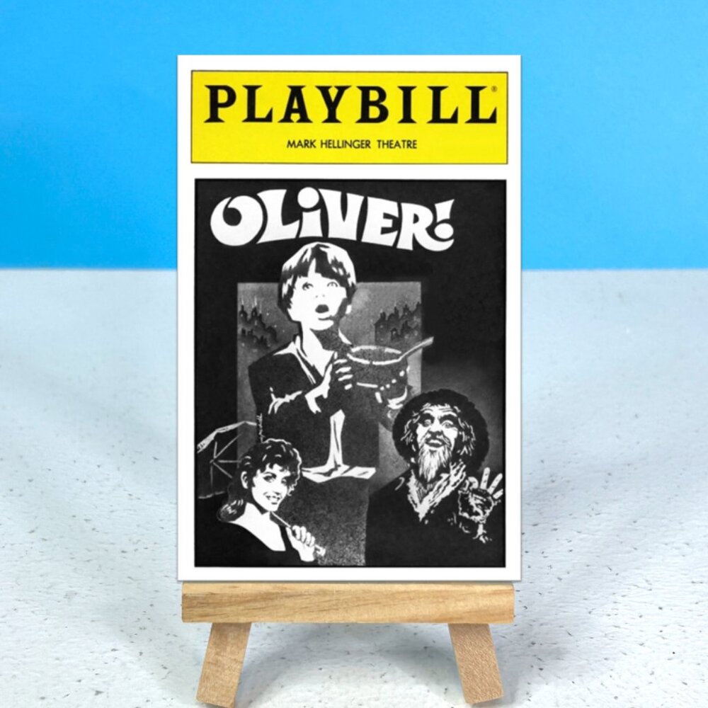 Oliver Broadway Musical Playbill Refrigerator Fridge Locker Tool Box Magnet